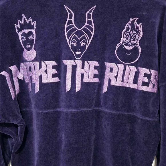 Disney Villains Spirit Jersey "Make The Rules" Rare Size Medium - Picture 7 of 7